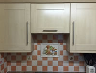 Tiling in a kitchen